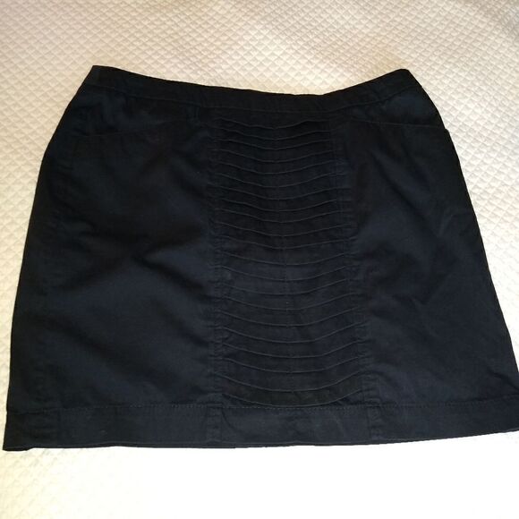 Kebar Sz 8 black mini skirt ruched skirt - Picture 1 of 9